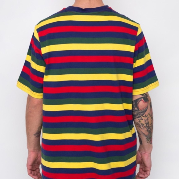Lazy Oaf Primary Color Striped Tee - Picture 2 of 3